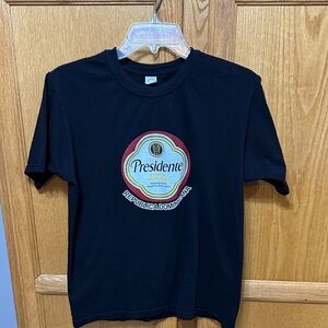 Black Kids T-Shirt with Logo